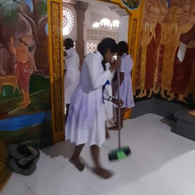 දිඹුලාගල පුදබිමේ ශ්‍රමදානය